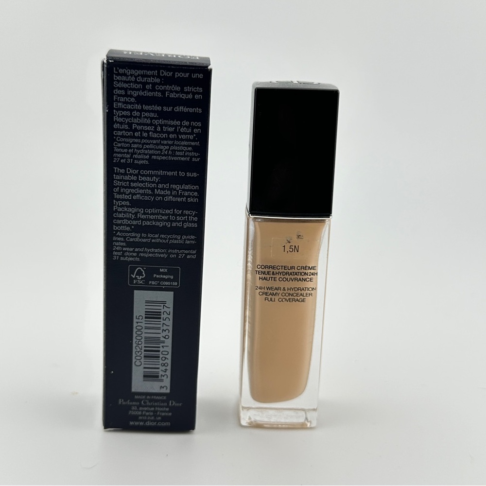 🆕 DIOR Forever Skin Correct Creamy Concealer in shade - 1.5N (NIB) - Picture 2 of 6